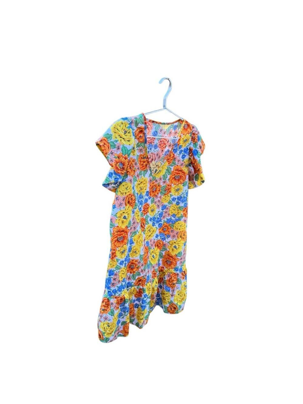 SHEIN Women’s Popping with Color Floral Dress Size Medium Shoes Available S10 - Picture 3 of 15